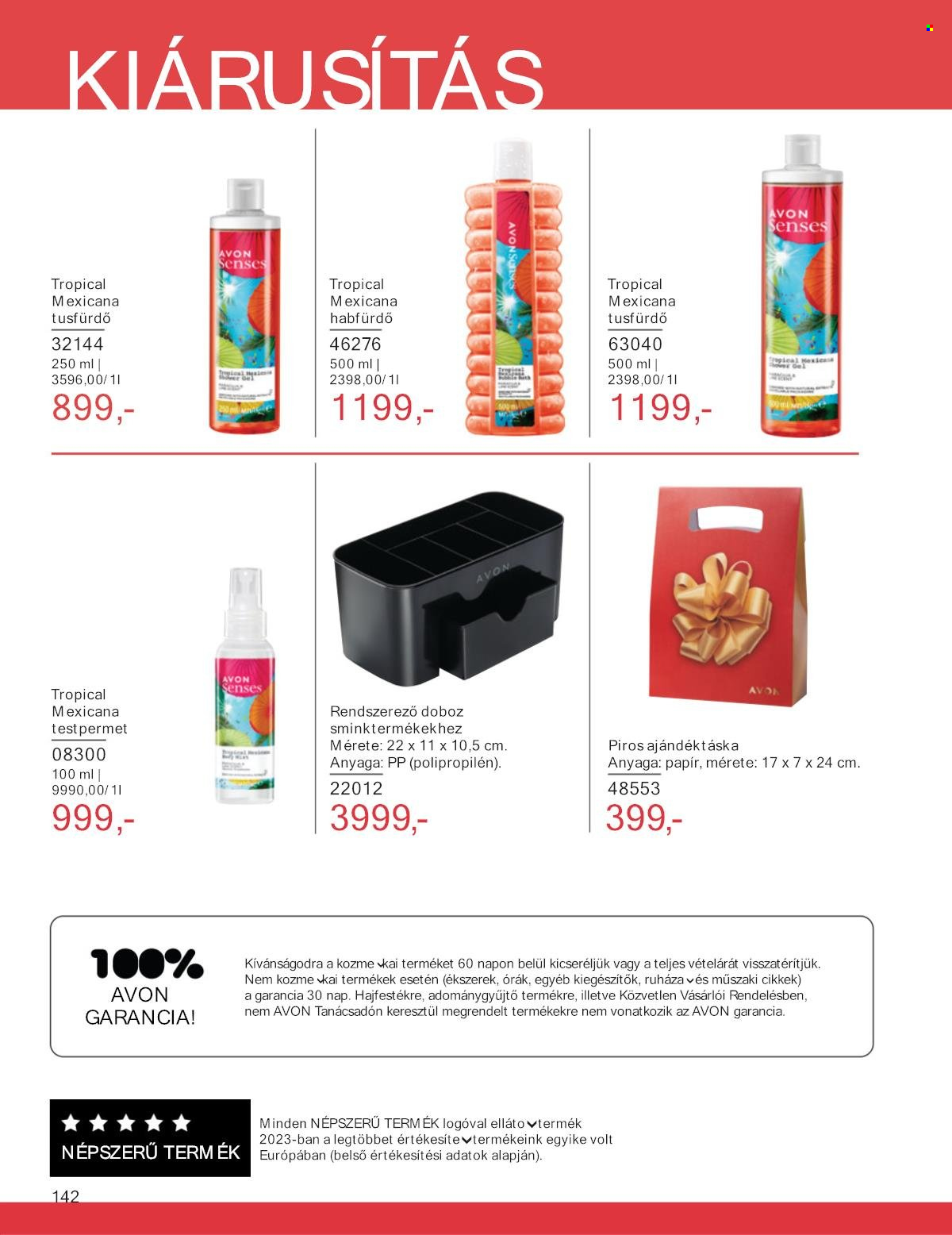 Avon akciós újságok - 2025.01.01 - 2025.01.31. Oldal 142
