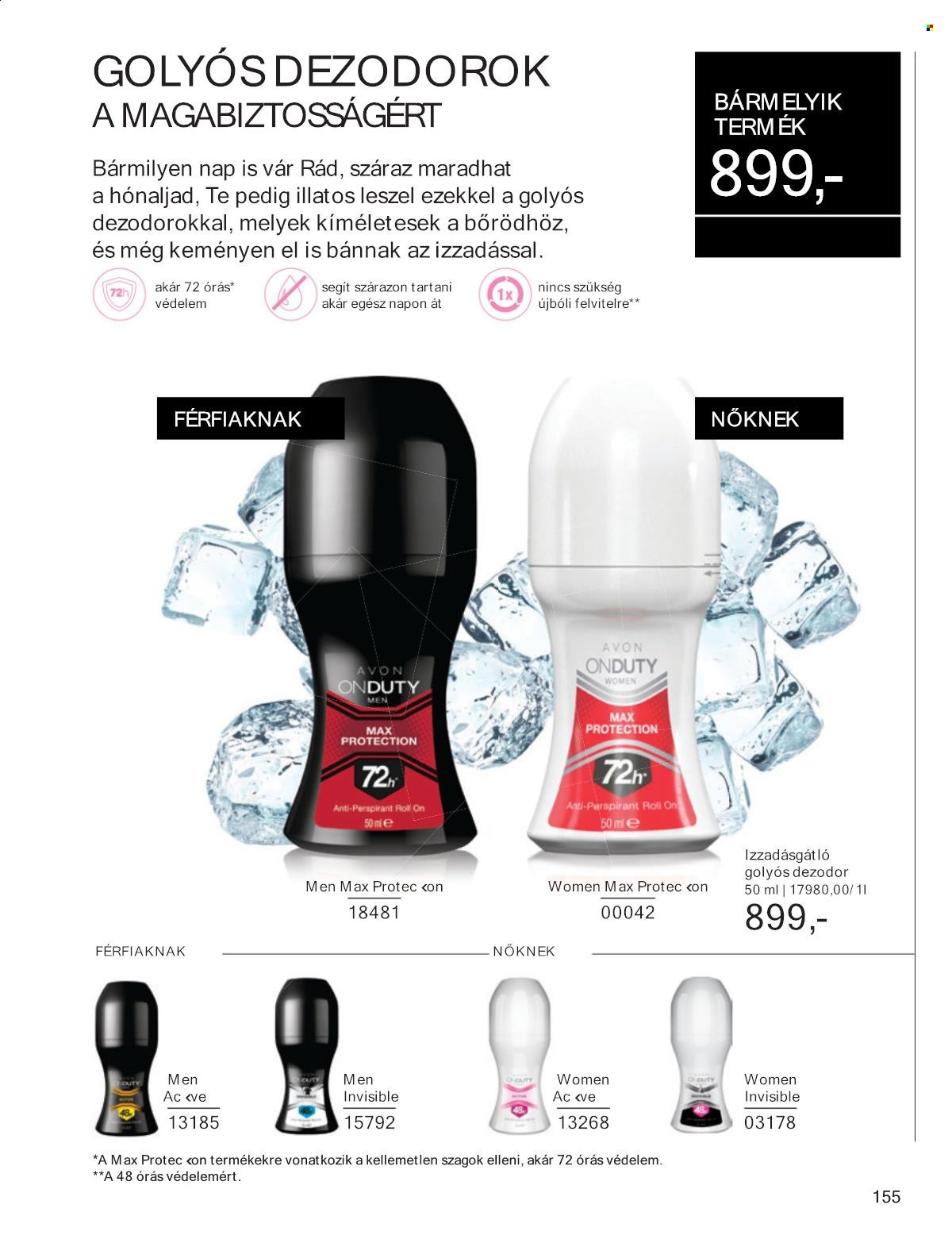 Avon akciós újságok - 2025.01.01 - 2025.01.31. Oldal 155