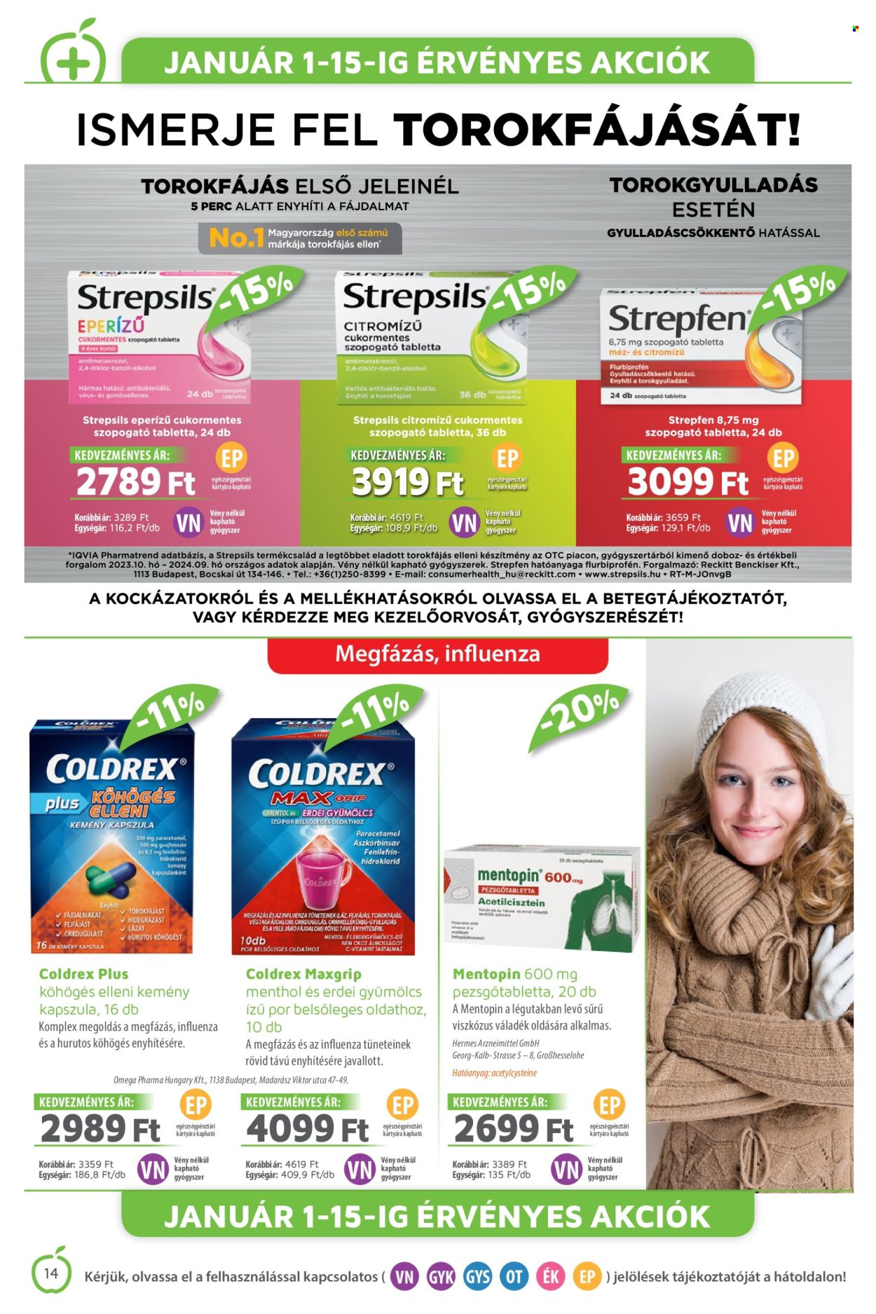 Alma Gyógyszertárak akciós újságok - 2025.01.01 - 2025.01.31. Oldal 14