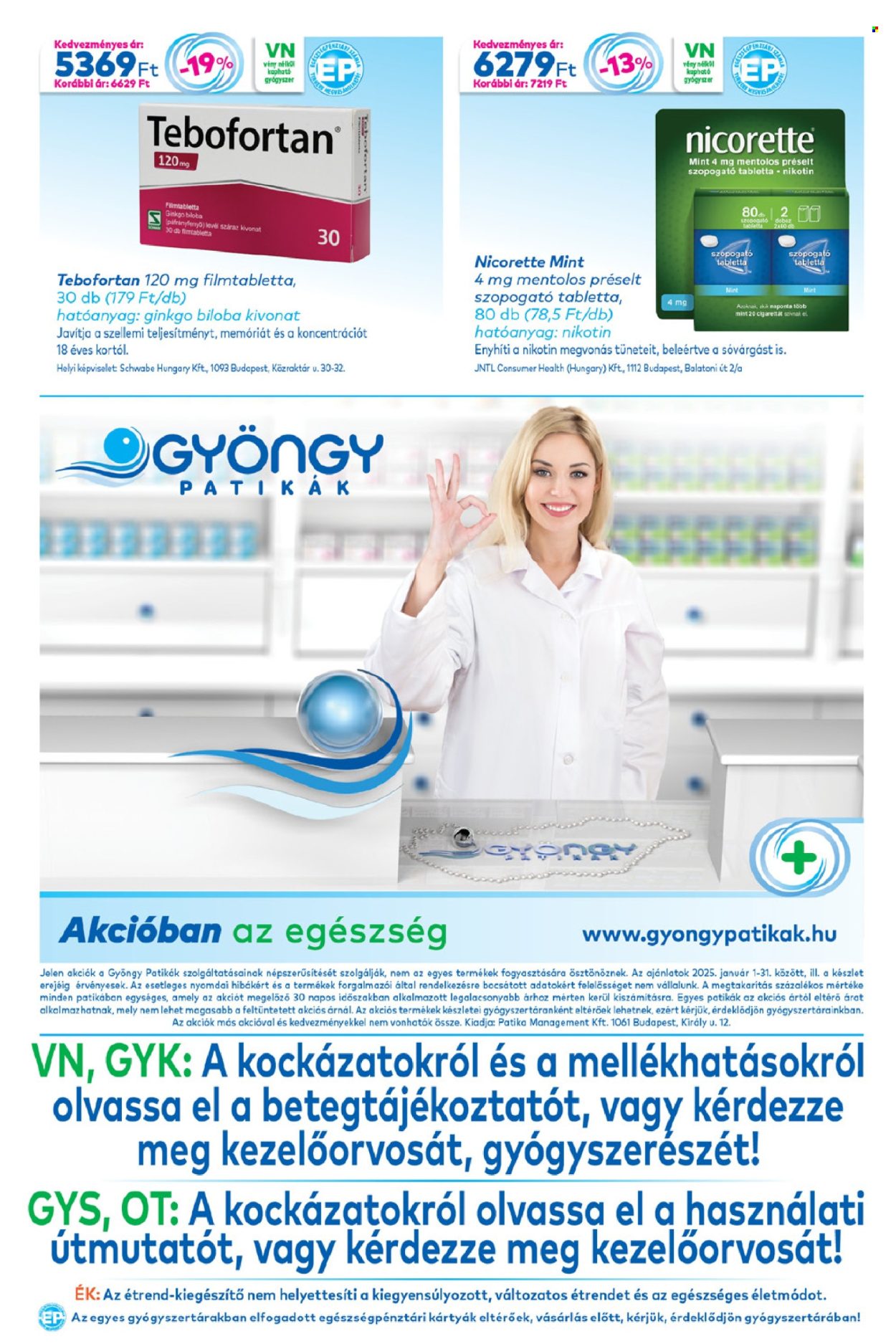 Gyöngy Patikák akciós újságok - 2025.01.01 - 2025.01.31. Oldal 20