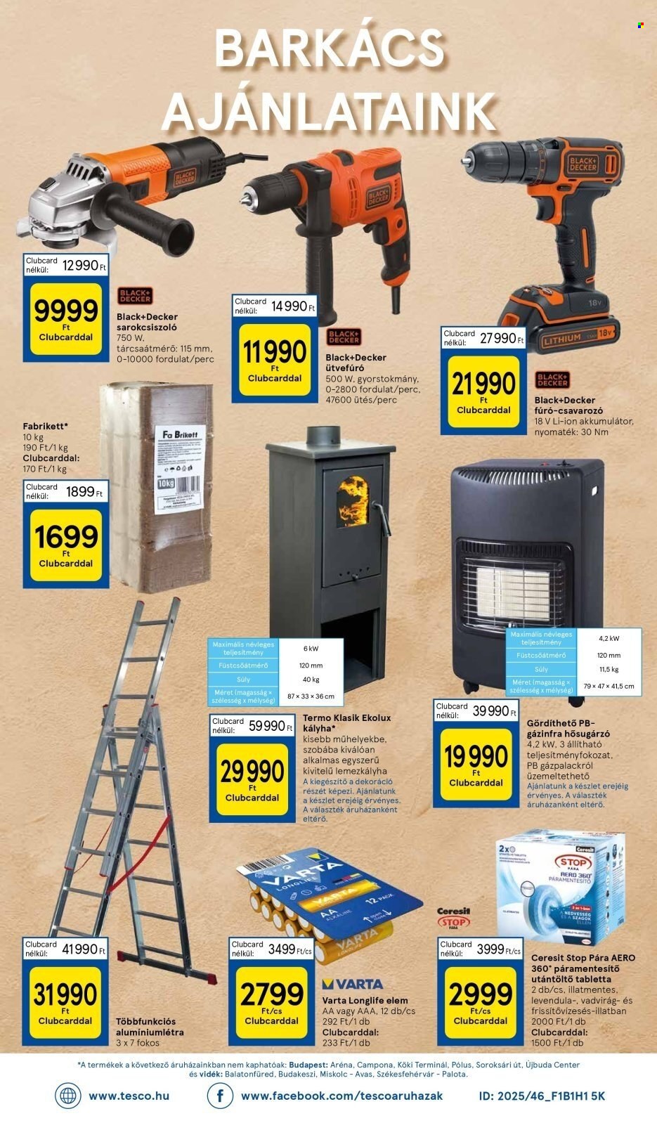 TESCO akciós újságok - 2025.01.09 - 2025.01.15. Oldal 32