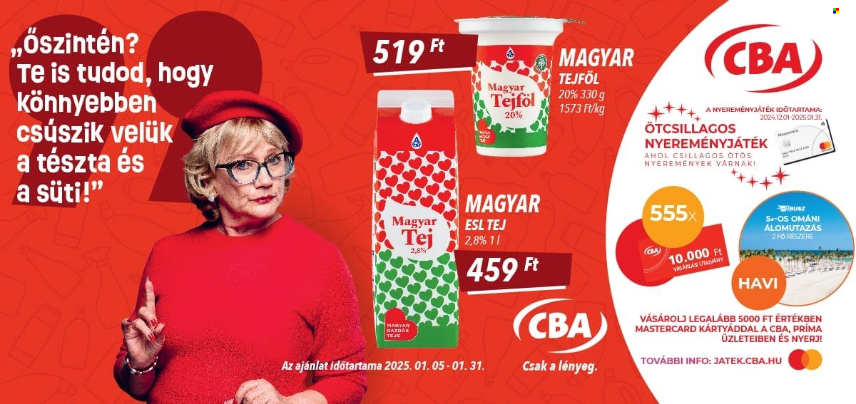 CBA akciós újságok - 2025.01.05 - 2025.01.31. Oldal 2
