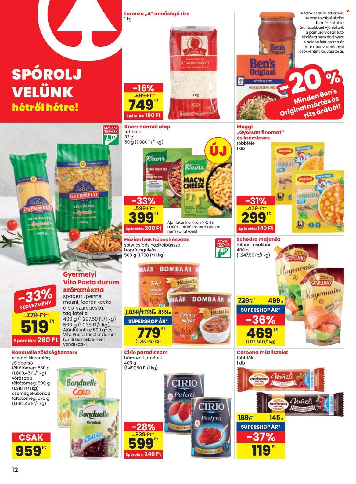 SPAR akciós újságok - 2025.01.09 - 2025.01.15. Oldal 12
