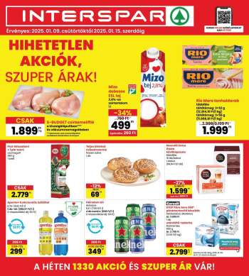 Újság INTERSPAR - 2025.01.09 - 2025.01.15.