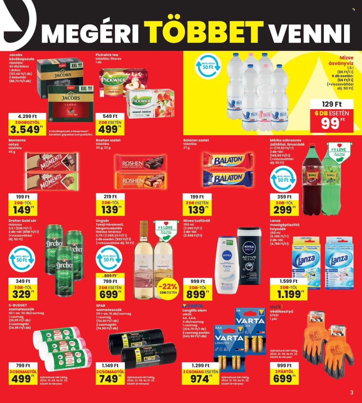 INTERSPAR akciós újságok - 2025.01.09 - 2025.01.15. Oldal 3