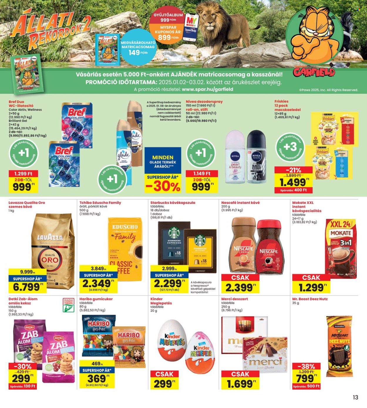 INTERSPAR akciós újságok - 2025.01.09 - 2025.01.15. Oldal 13