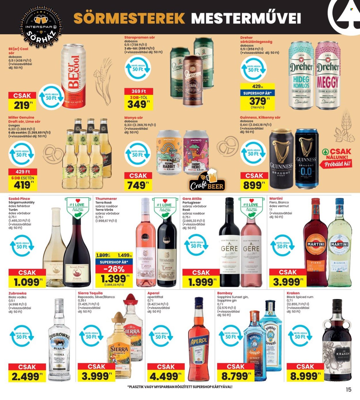INTERSPAR akciós újságok - 2025.01.09 - 2025.01.15. Oldal 15