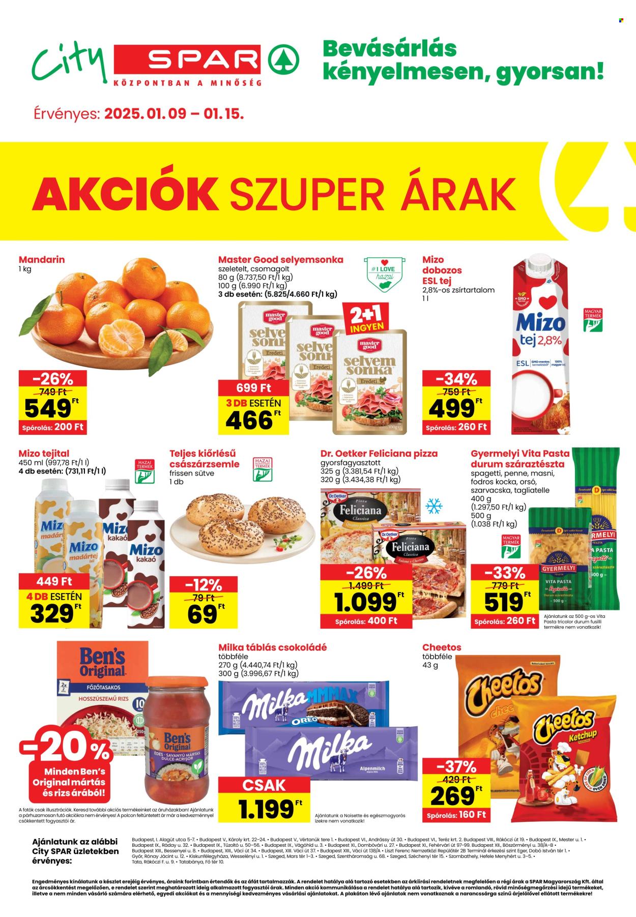 City SPAR akciós újságok - 2025.01.09 - 2025.01.15. Oldal 1