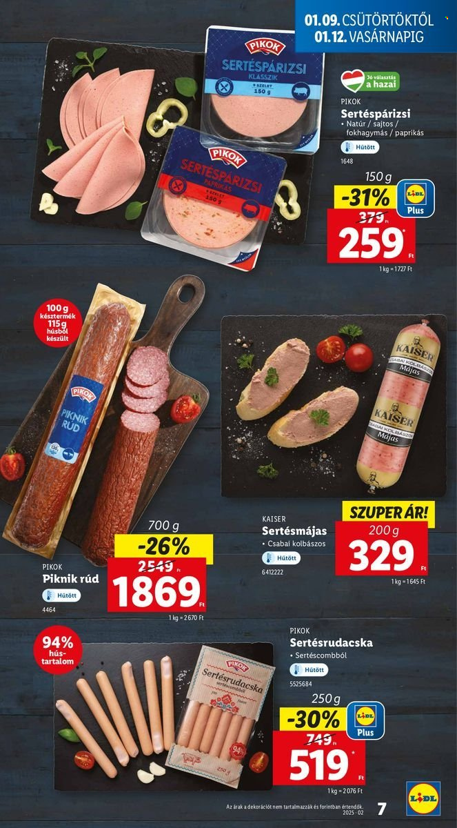 Lidl akciós újságok - 2025.01.09 - 2025.01.15. Oldal 7
