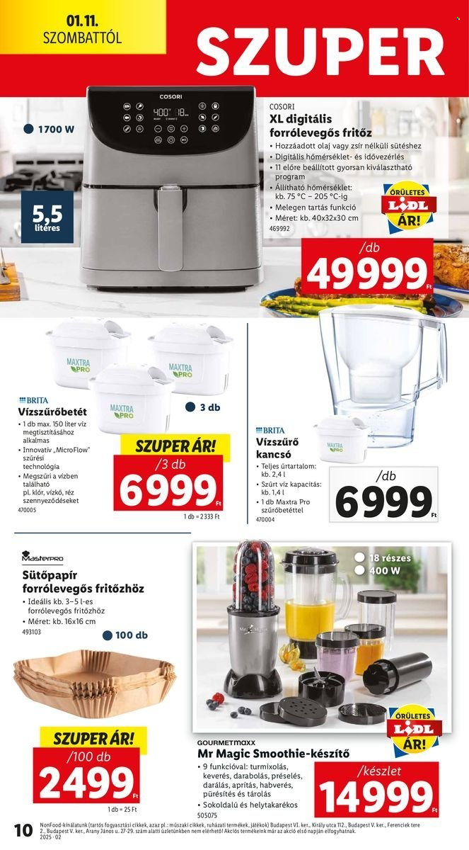 Lidl akciós újságok - 2025.01.09 - 2025.01.15. Oldal 10