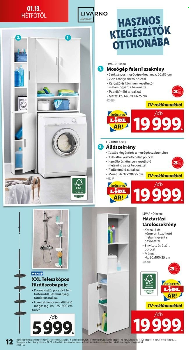 Lidl akciós újságok - 2025.01.09 - 2025.01.15. Oldal 12