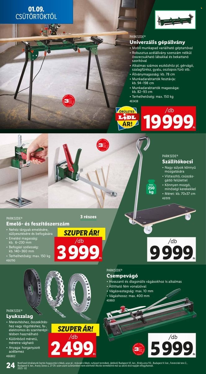Lidl akciós újságok - 2025.01.09 - 2025.01.15. Oldal 24