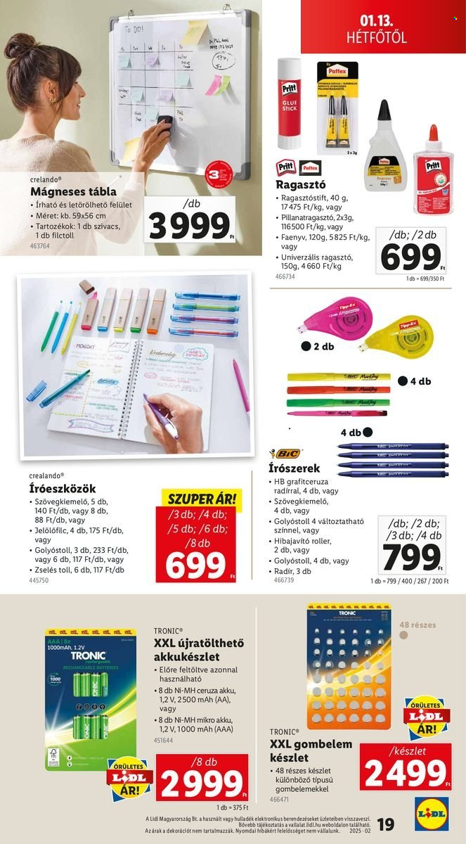 Lidl akciós újságok - 2025.01.09 - 2025.01.15. Oldal 19