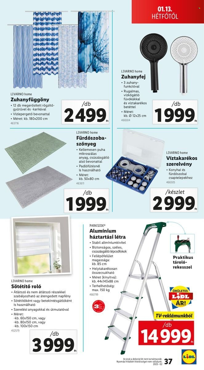 Lidl akciós újságok - 2025.01.09 - 2025.01.15. Oldal 37
