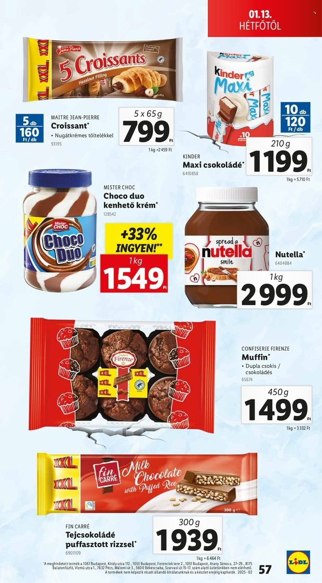 Lidl akciós újságok - 2025.01.09 - 2025.01.15. Oldal 57