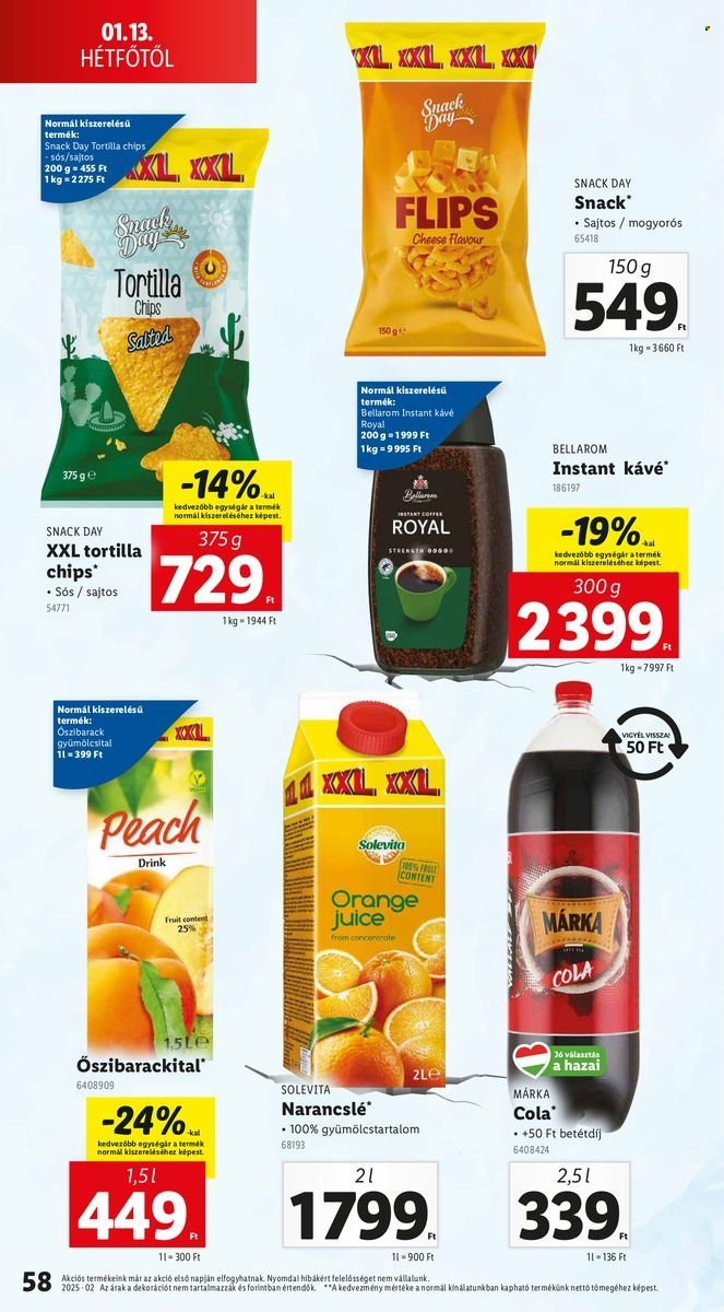Lidl akciós újságok - 2025.01.09 - 2025.01.15. Oldal 58