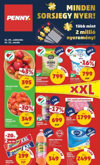 Újság Penny Market - 2025.01.09 - 2025.01.15.