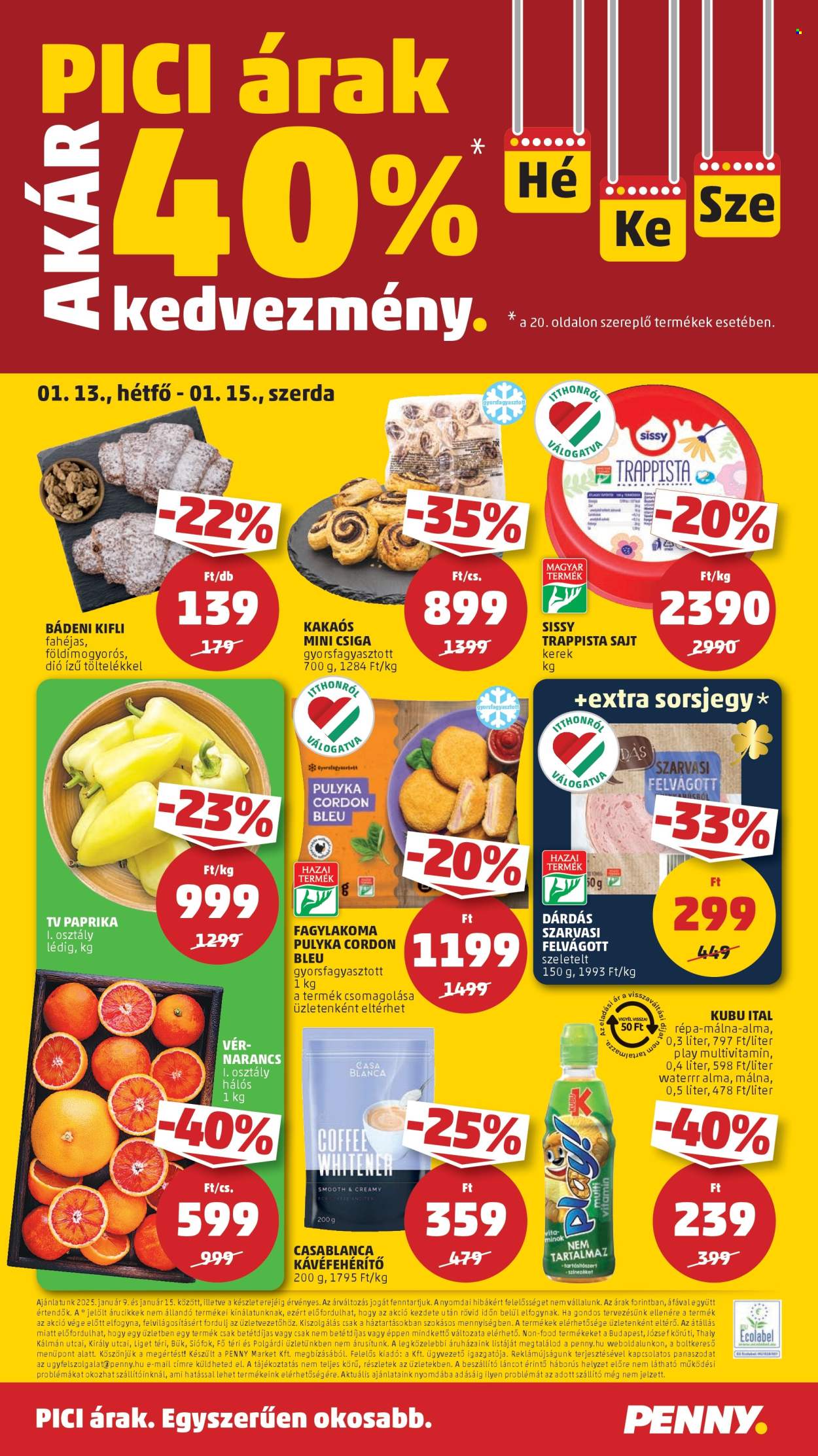 Penny Market akciós újságok - 2025.01.09 - 2025.01.15. Oldal 24