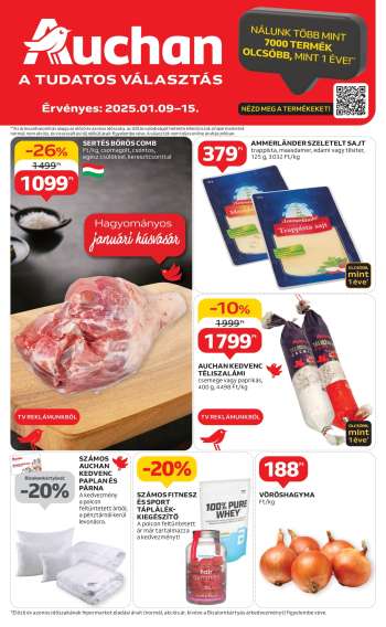 Újság Auchan - 2025.01.09 - 2025.01.15.