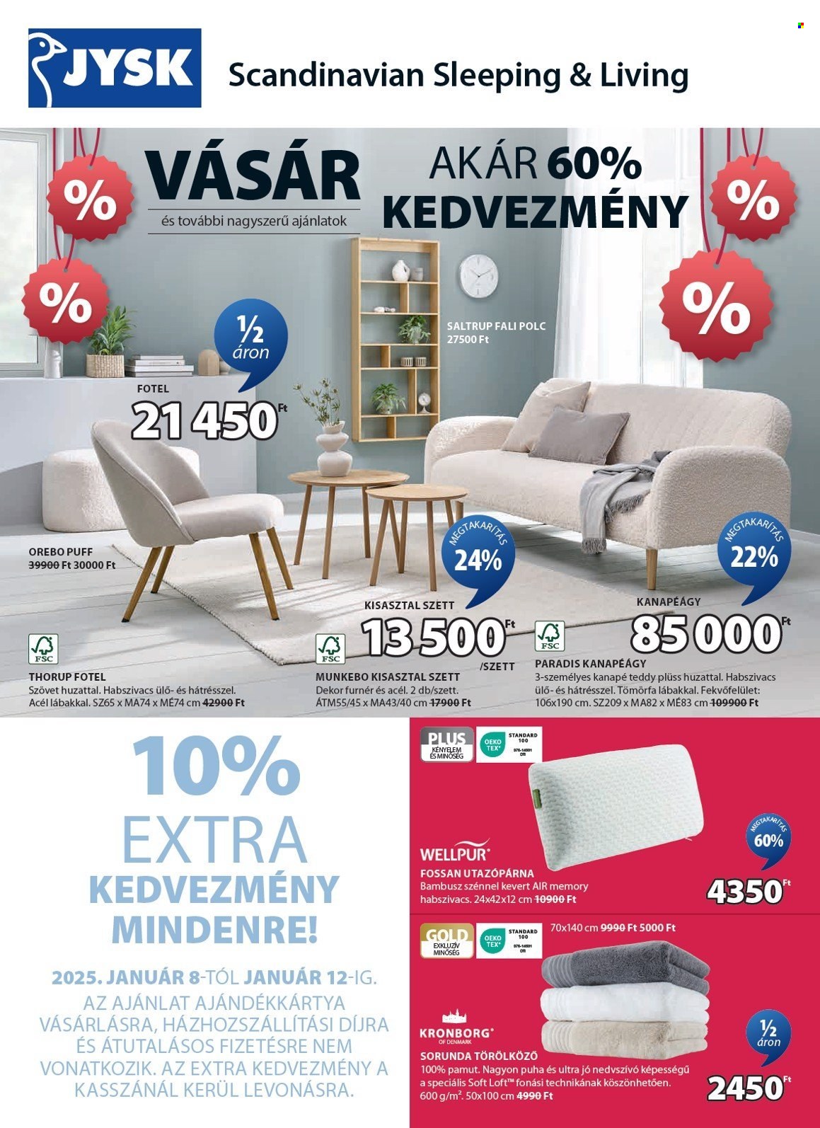 JYSK akciós újságok - 2025.01.08 - 2025.02.02. Oldal 2