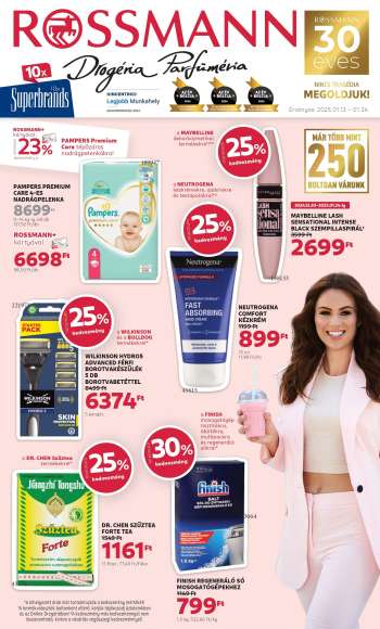 Újság Rossmann - 2025.01.13 - 2025.01.24.