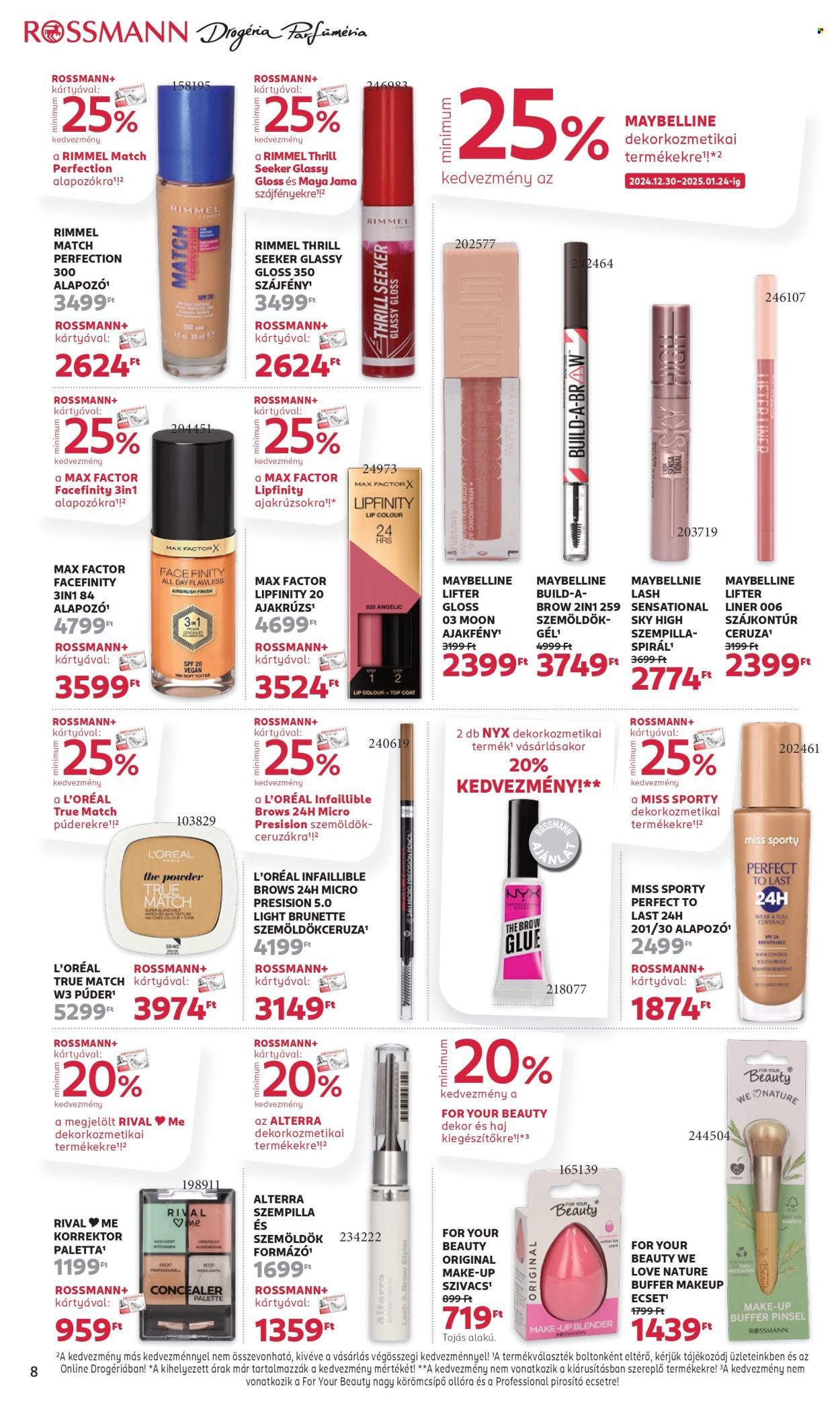 Rossmann akciós újságok - 2025.01.13 - 2025.01.24. Oldal 8