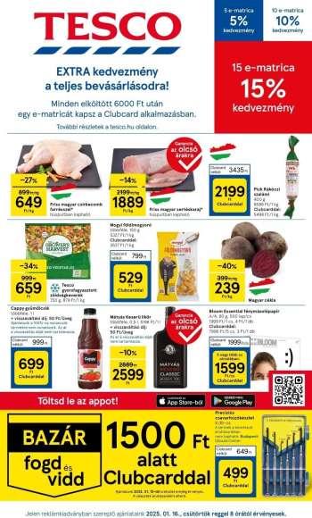 Újság TESCO - 2025.01.16 - 2025.01.22.