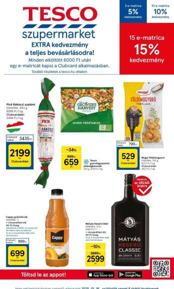 Újság TESCO - 2025.01.16 - 2025.01.22.