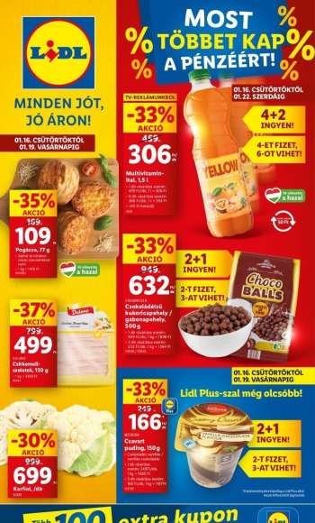Újság Lidl - 2025.01.16 - 2025.01.22.