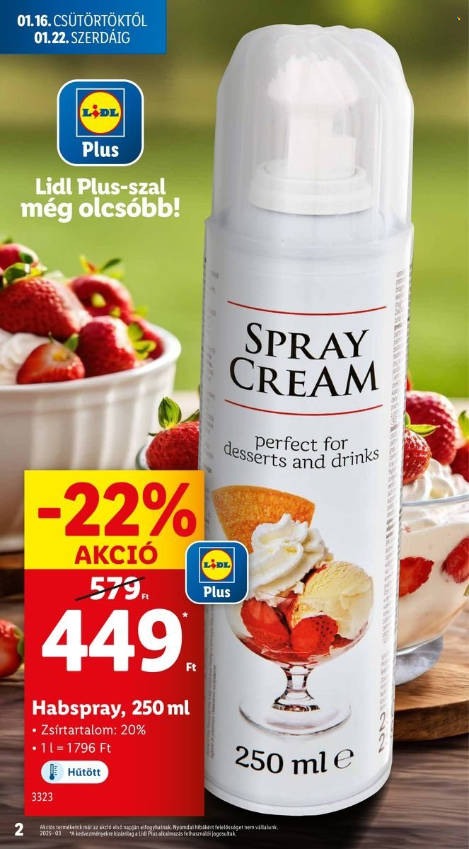 Lidl akciós újságok - 2025.01.16 - 2025.01.22. Oldal 2