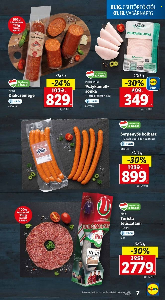 Lidl akciós újságok - 2025.01.16 - 2025.01.22. Oldal 7