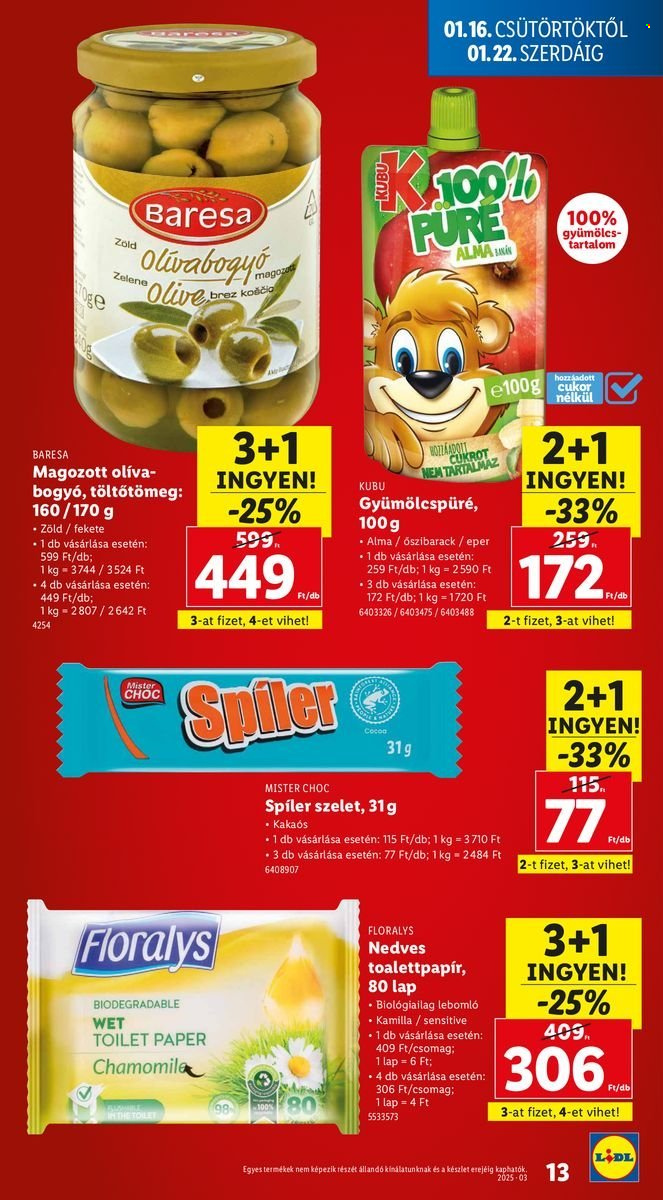 Lidl akciós újságok - 2025.01.16 - 2025.01.22. Oldal 13