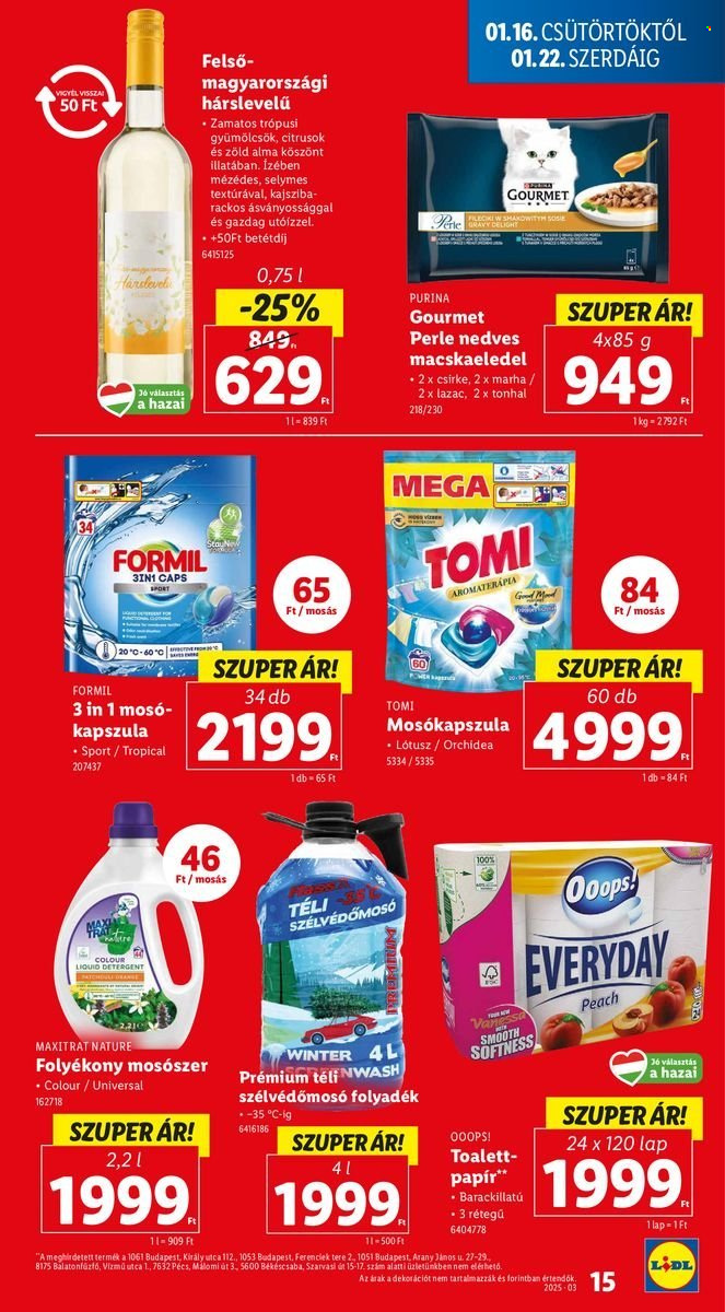 Lidl akciós újságok - 2025.01.16 - 2025.01.22. Oldal 15