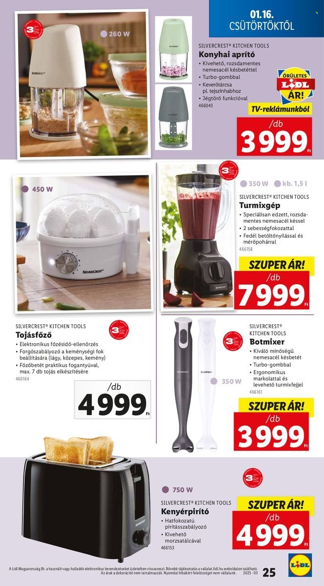 Lidl akciós újságok - 2025.01.16 - 2025.01.22. Oldal 25