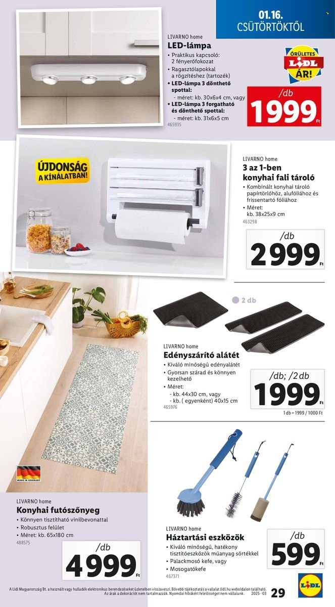 Lidl akciós újságok - 2025.01.16 - 2025.01.22. Oldal 29