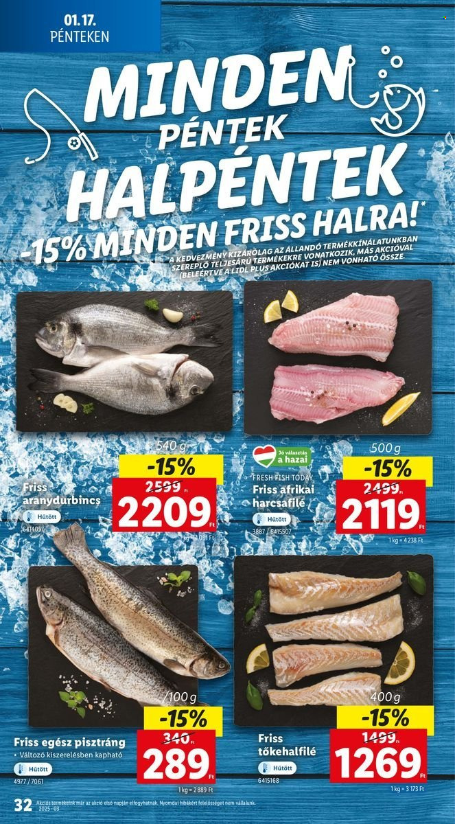 Lidl akciós újságok - 2025.01.16 - 2025.01.22. Oldal 32