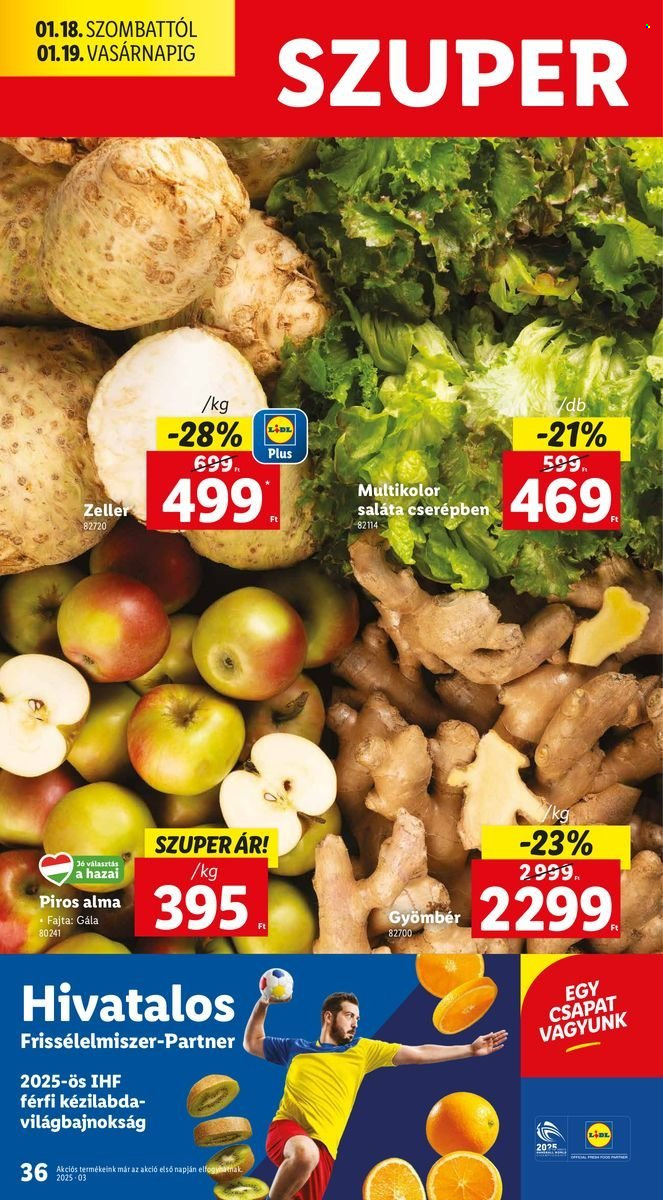 Lidl akciós újságok - 2025.01.16 - 2025.01.22. Oldal 36