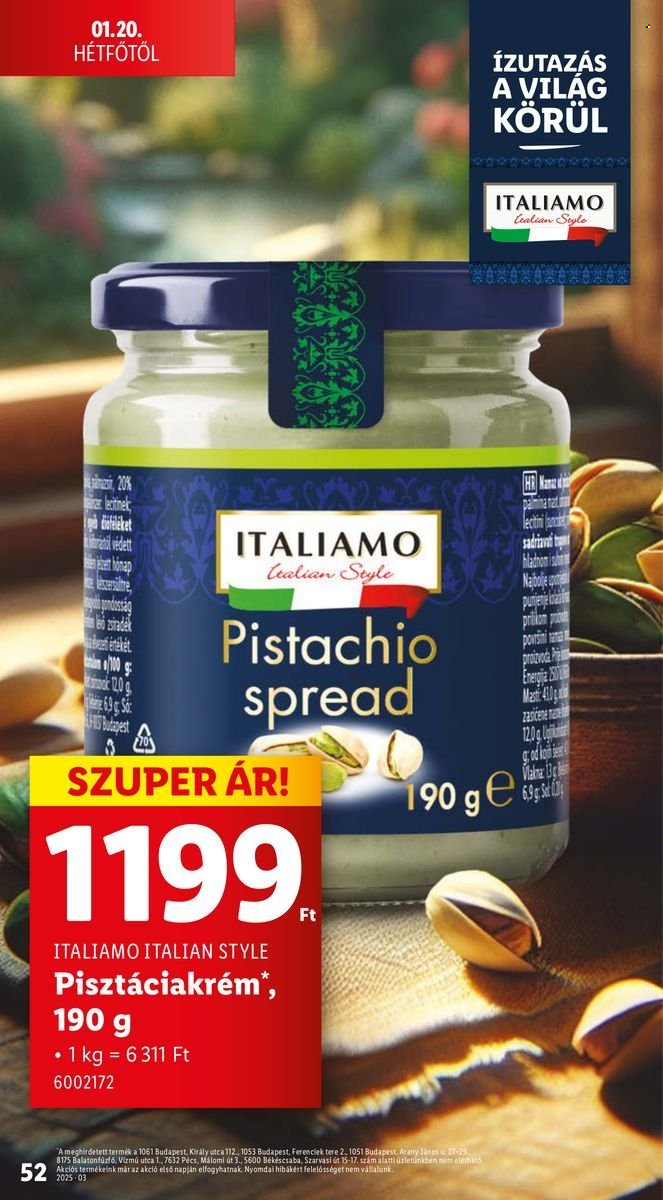Lidl akciós újságok - 2025.01.16 - 2025.01.22. Oldal 52