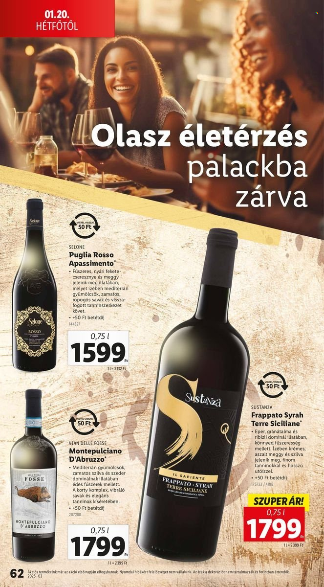 Lidl akciós újságok - 2025.01.16 - 2025.01.22. Oldal 62