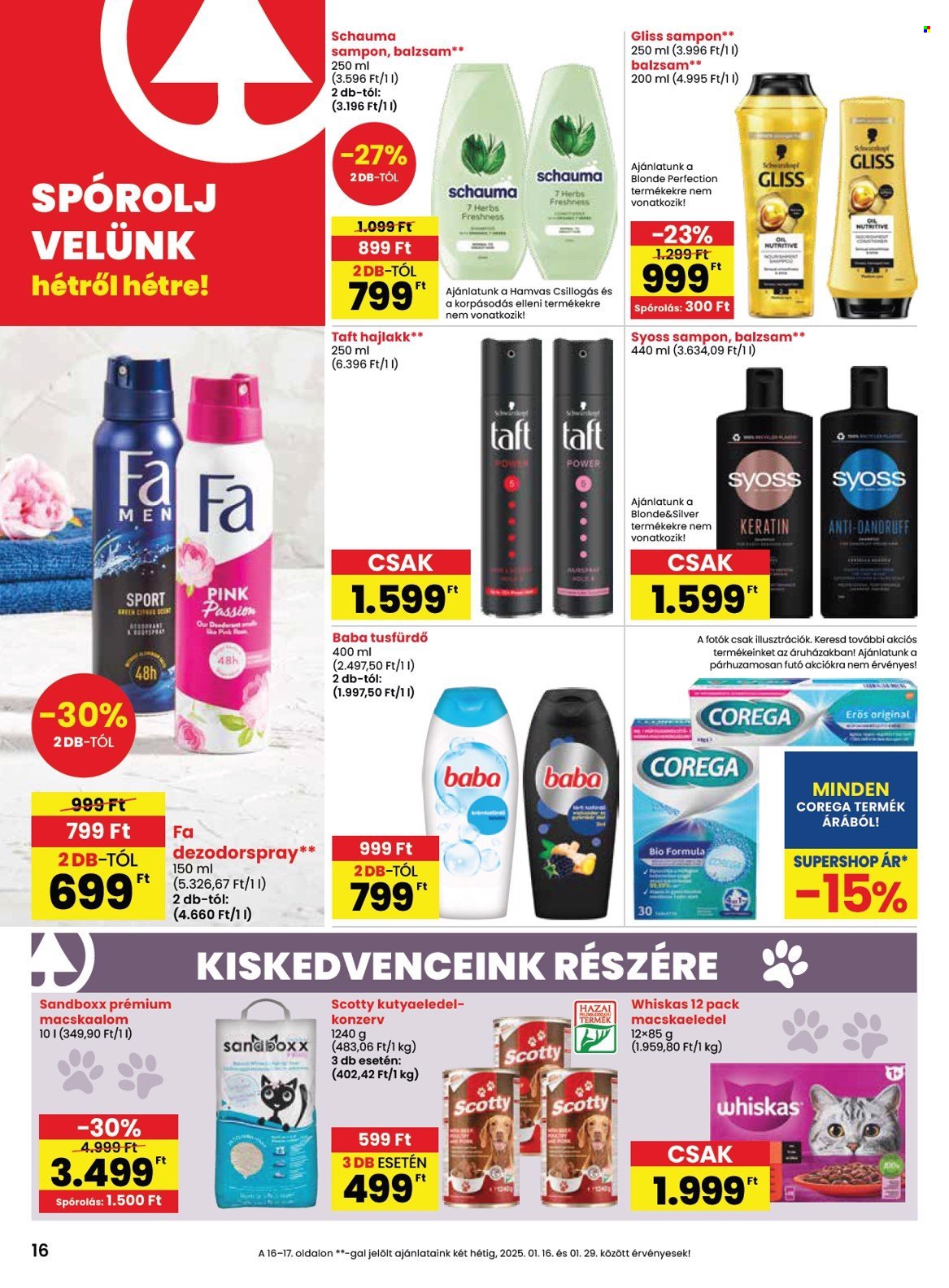 SPAR akciós újságok - 2025.01.16 - 2025.01.22. Oldal 16