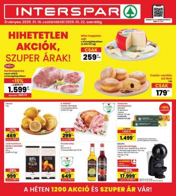 Újság INTERSPAR - 2025.01.16 - 2025.01.22.