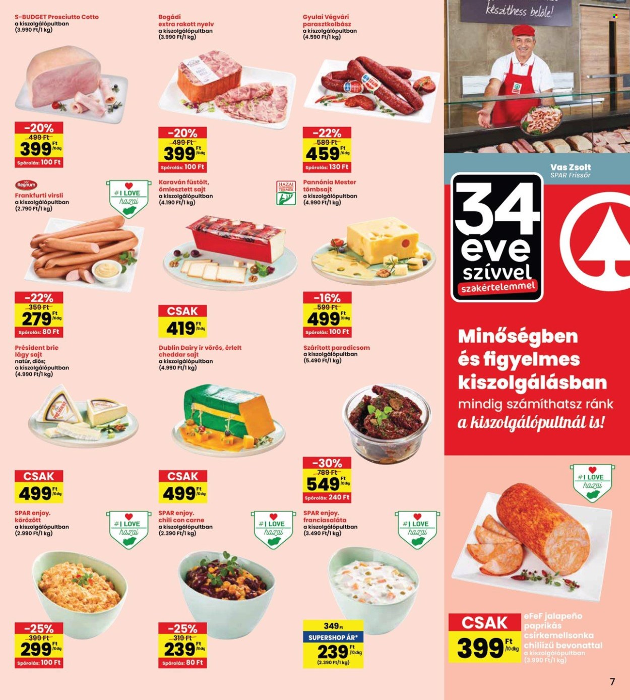 INTERSPAR akciós újságok - 2025.01.16 - 2025.01.22. Oldal 7