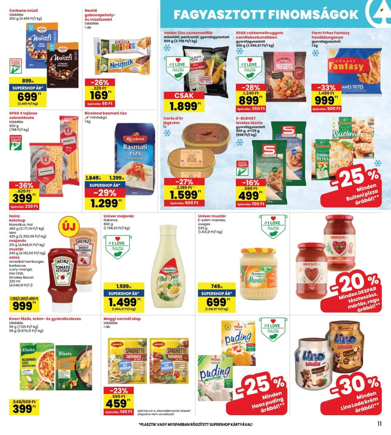 INTERSPAR akciós újságok - 2025.01.16 - 2025.01.22. Oldal 11