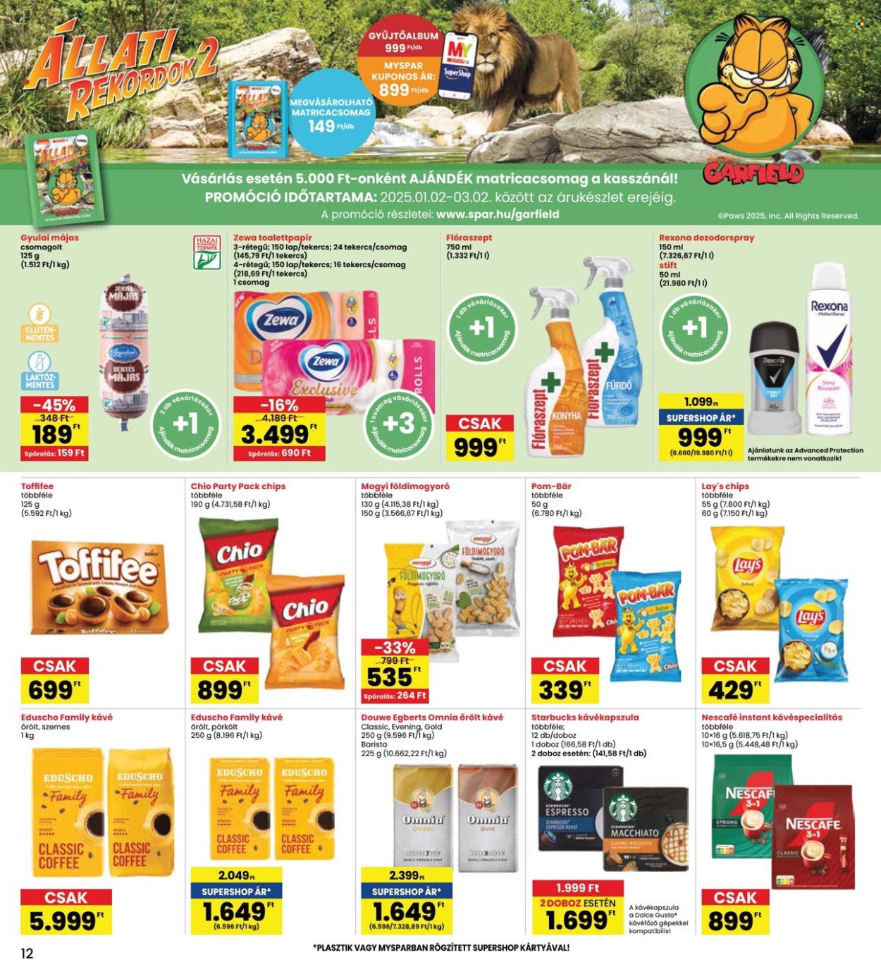 INTERSPAR akciós újságok - 2025.01.16 - 2025.01.22. Oldal 12