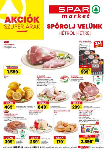 Újság SPAR market - 2025.01.16 - 2025.01.22.