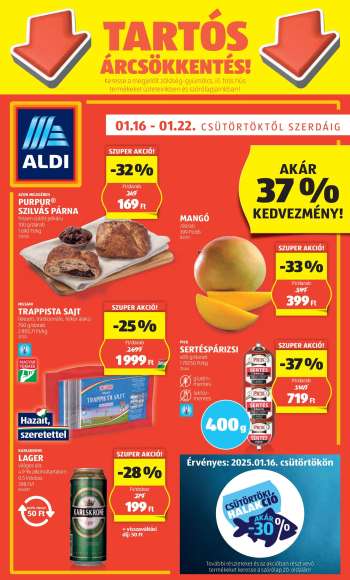 Újság Aldi - 2025.01.16 - 2025.01.22.