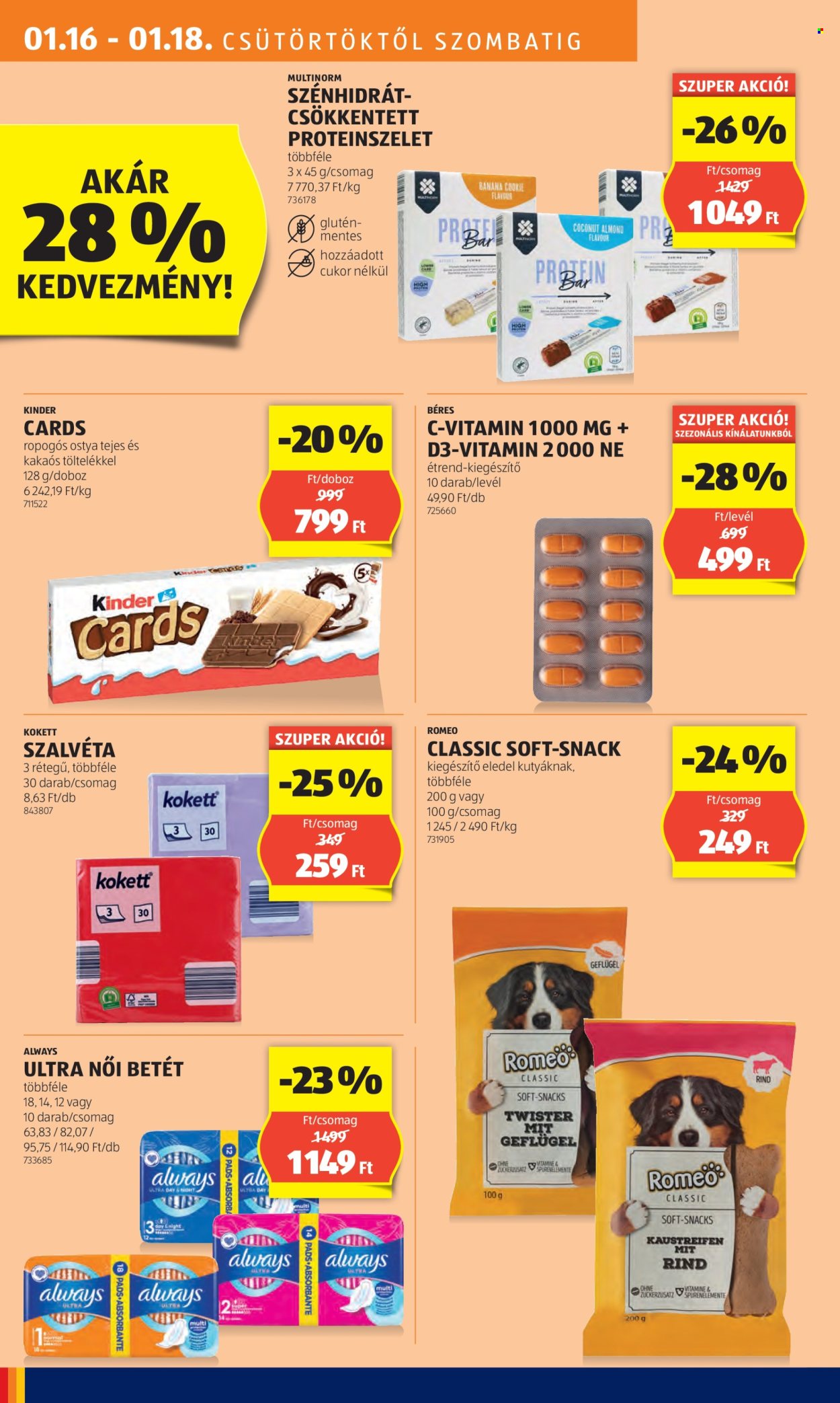 Aldi akciós újságok - 2025.01.16 - 2025.01.22. Oldal 16