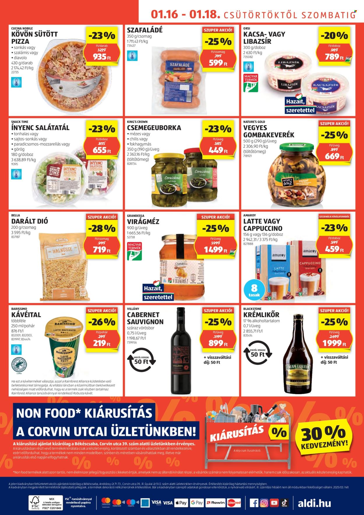 Aldi akciós újságok - 2025.01.16 - 2025.01.18. Oldal 2