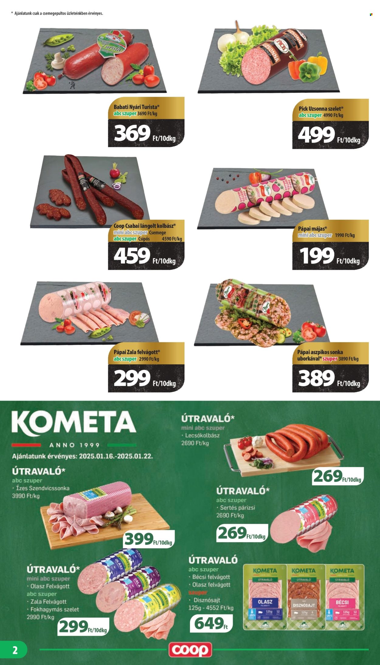 Coop akciós újságok - 2025.01.16 - 2025.01.22. Oldal 2