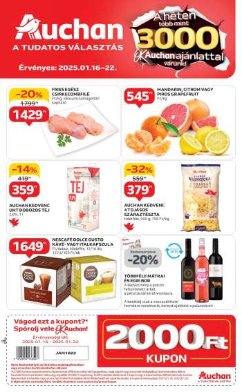 Újság Auchan - 2025.01.16 - 2025.01.22.
